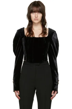 Maiden Name SSENSE Exclusive Black Chantal Blouse