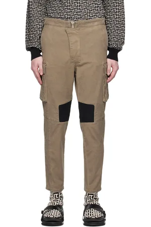 Balmain Khaki Insert Cargo Pants