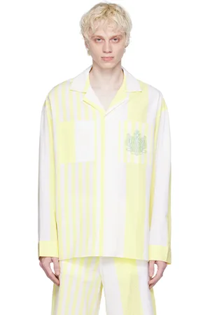 Maison Kitsuné Yellow & White Hotel Olympia Edition Shirt