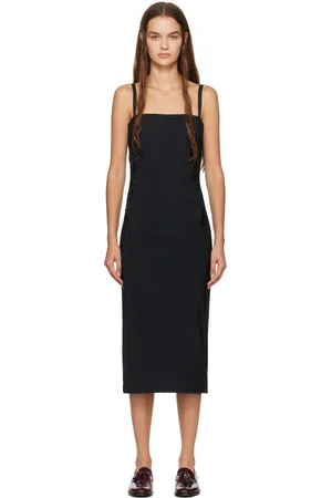 Max Mara Black Douglas Midi Dress
