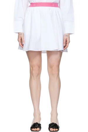 Ganni SSENSE Exclusive White Sport Skirt