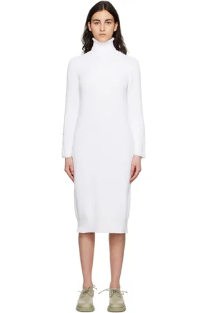 Max Mara White Norcia Midi Dress