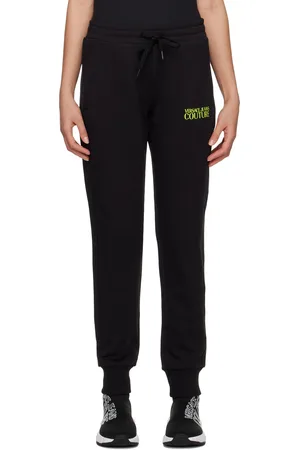 VERSACE Black Printed Lounge Pants