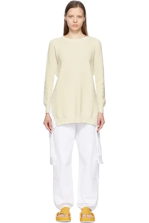 Maison Margiela Off-White Cotton Dress