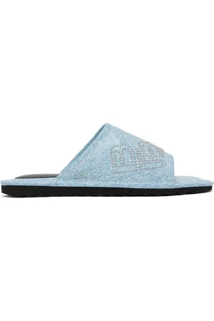 By Far Blue Ari Stud Slides