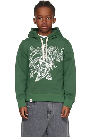 Charles Jeffrey Loverboy SSENSE Exclusive Kids Green Lost Boys Hoodie