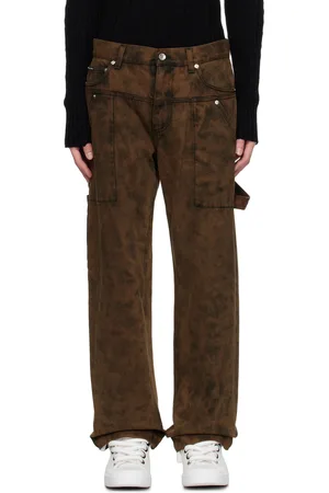 Dolce & Gabbana Brown Plaque Jeans