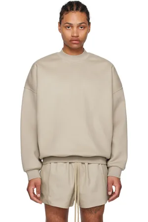 FEAR OF GOD Taupe Crewneck Sweater