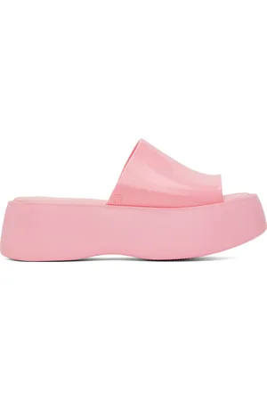 Melissa Pink Becky Platform Slides