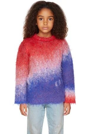 ERL Kids Red & Blue Gradient Sweater