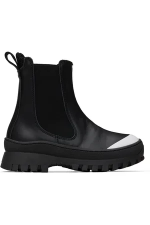 Marni Kids Black Low Chelsea Boots