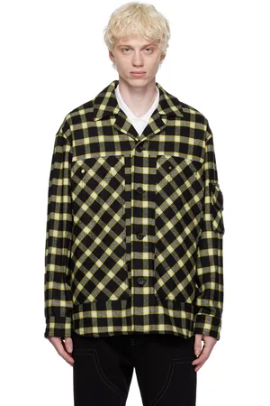 VERSACE Black & Yellow Check Shirt