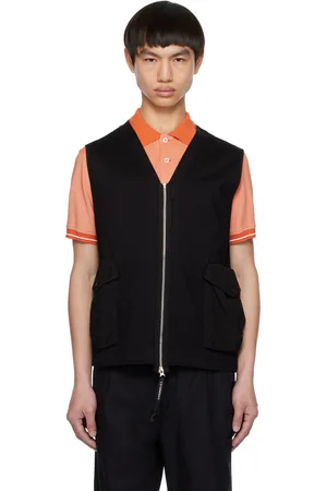 C.P. Company Black Zip Vest