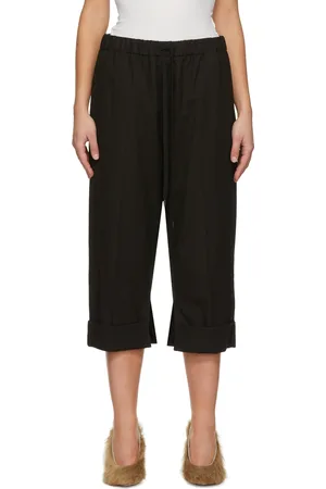 Maison Margiela Black Linen Lounge Pants