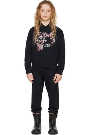 Moncler Kids Navy Embroidered Tracksuit