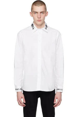 VERSACE White Watercolor Couture Shirt