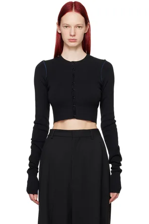 Maison Margiela Black Cutout Cardigan