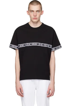 VERSACE Black Webbing T-Shirt