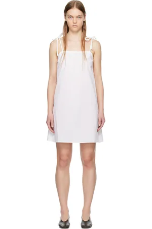Max Mara White Fatto Minidress