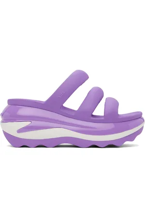 Crocs Purple Mega Crush Triple Strap Sandals