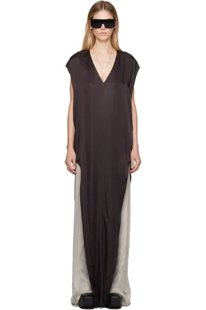 Rick Owens Gray Porterville Arrowhead Maxi Dress