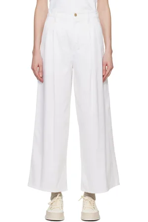 Max Mara White Vincent Trousers