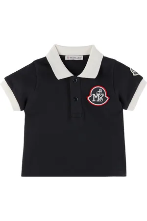 Moncler Baby Navy Patch Polo