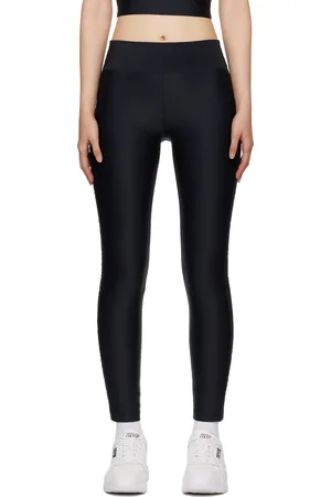 VERSACE Black Side Tape Leggings