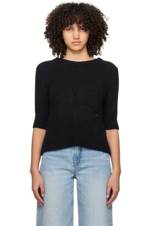 Ganni Black Open Back Sweater