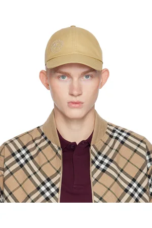 Burberry Beige EKD Cotton Blend Baseball Cap