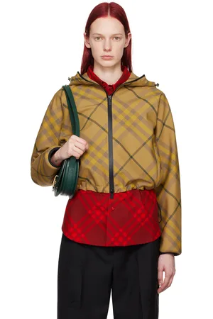 Burberry Beige Check Jacket