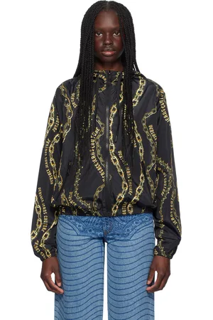 VERSACE Black Chain Couture Jacket