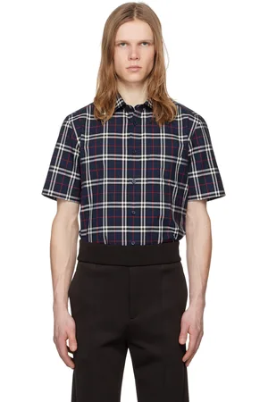 Burberry Blue Check Shirt