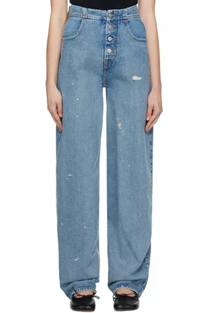 Maison Margiela Blue Loose-Fit Jeans