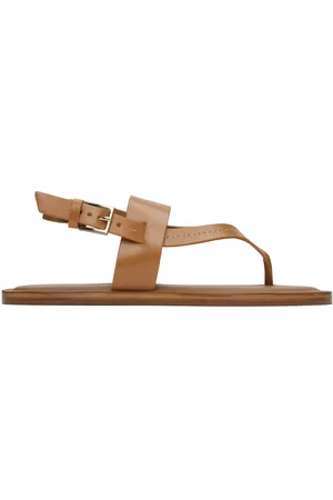 Max Mara Tan Thongstitch Sandals