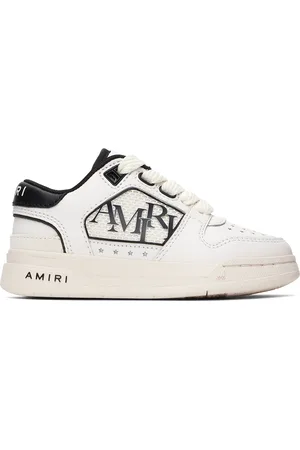 AMIRI Kids White & Black Classic Low Sneakers