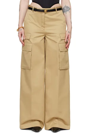 VERSACE Beige Informal Trousers