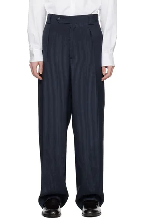 Giorgio Armani Navy Stripe Trousers
