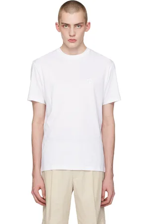 Giorgio Armani White Embroidered T-Shirt