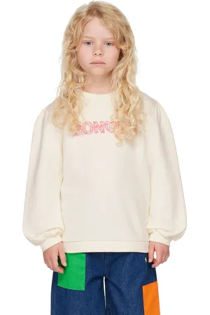 BONTON Kids Off-White Smack Sweatshirt