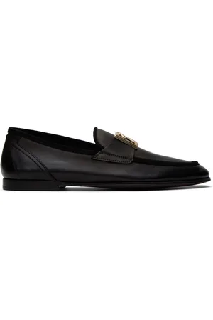 Dolce & Gabbana Black Pantofola Loafers