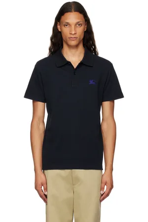 Burberry Blue Organic Cotton Polo