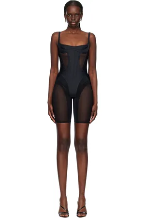 MUGLER Black Bicycle Jumpsuit