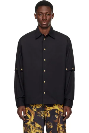 VERSACE Black Detachable Shirt