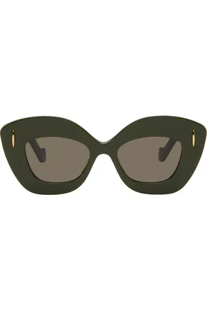 Loewe Green Retro Screen Sunglasses