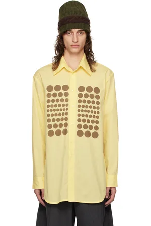 Edward Cuming Yellow Triptina Printed Shirt