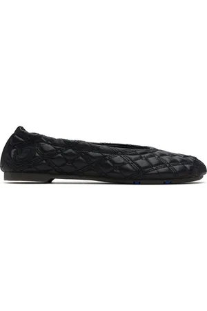 Burberry Leather Sadler Ballerina Flats