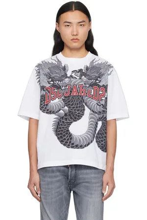 Dsquared2 White Loose-Fit T-Shirt