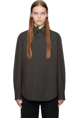 Burberry Brown Striped Shirt
