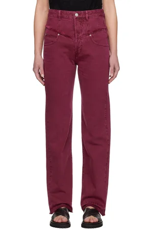 Isabel Marant Burgundy Noemie Jeans